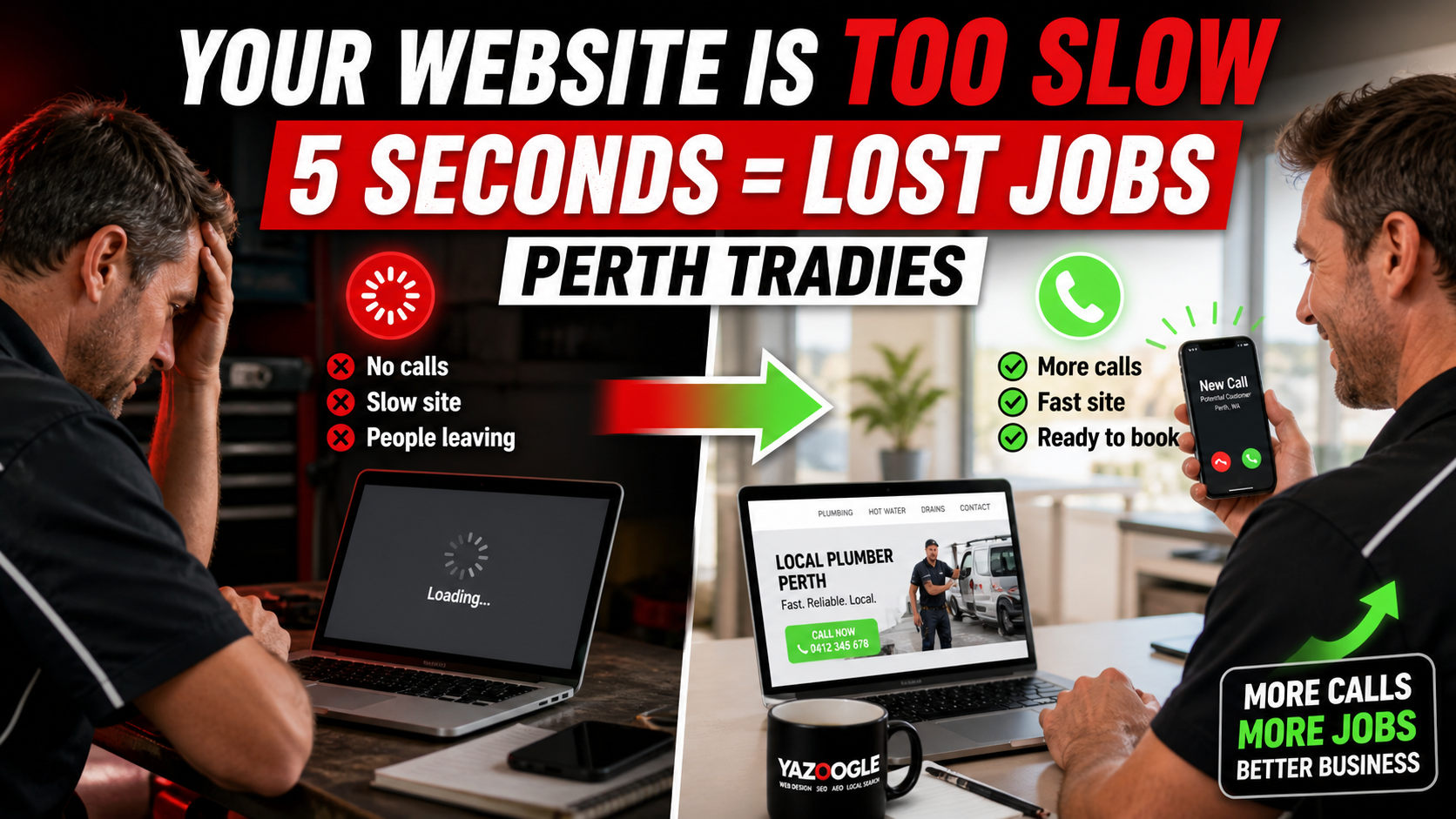 yazoogle blog 7 Tradie Website Takes 5 Seconds to Load You May Be Losing Jobs