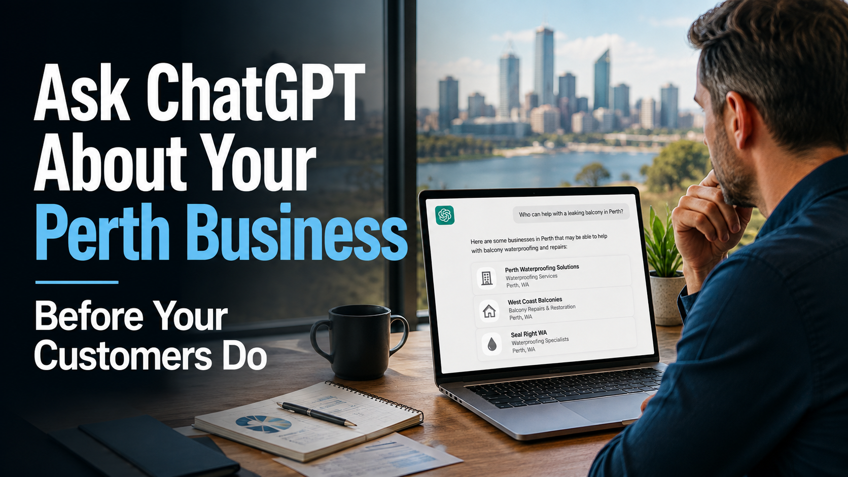 yazoogle blog 11 Perth business owner using ChatGPT to see how AI understands and recommends local businesses.